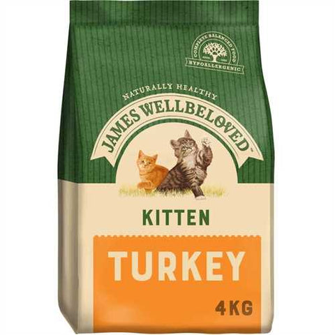 James Wellbeloved Kitten Food Turkey & Rice 4kg