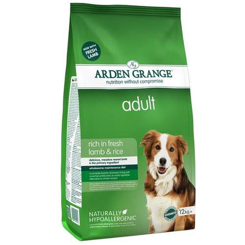 Arden Grange Adult Lamb & Rice Dry Dog Food, 12kg